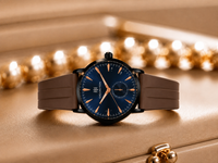 ZAMH Midnight Brown Couple Watch Set – His & Hers