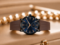 ZAMH Midnight Brown Couple Watch Set – His & Hers