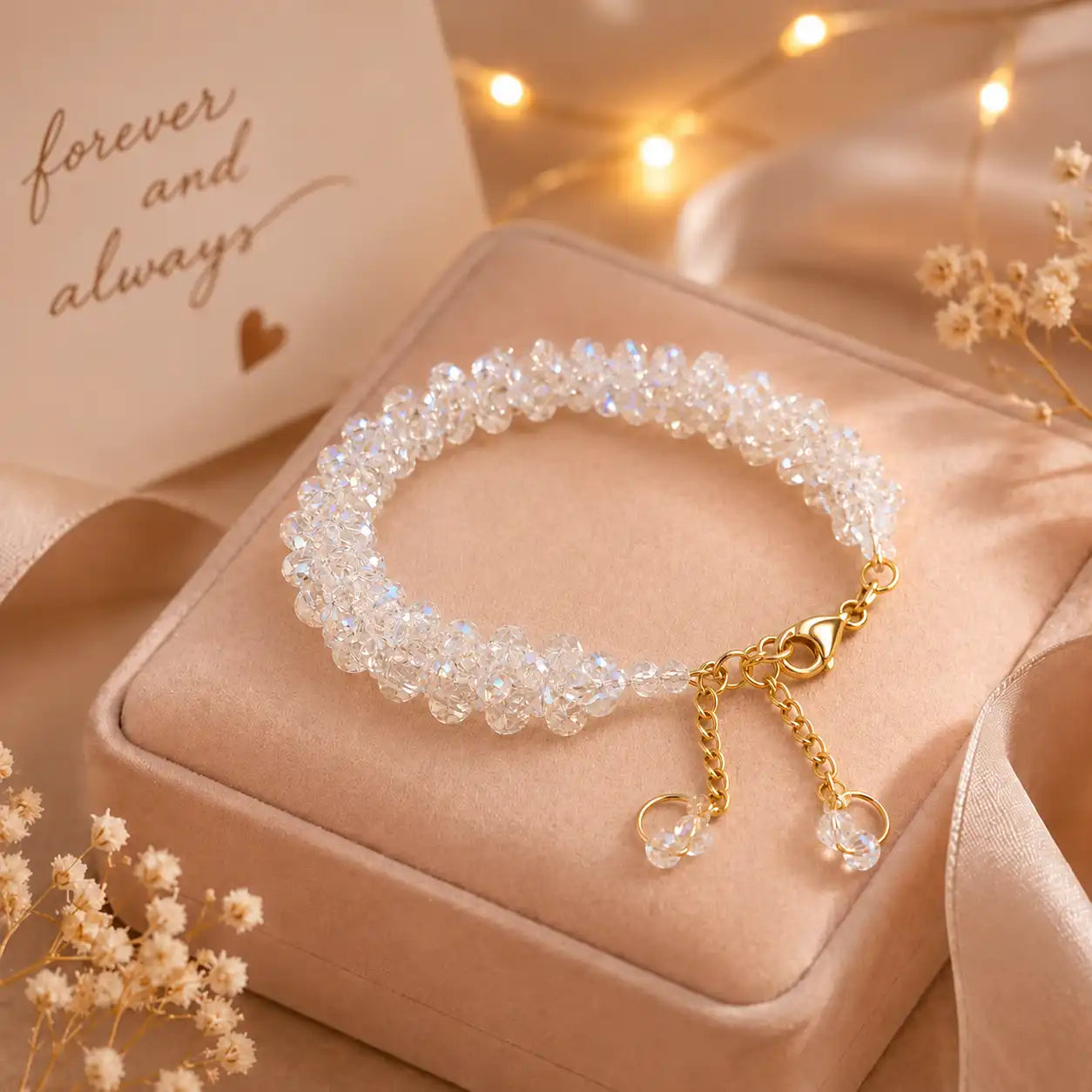 Crystal Cluster Adjustable  for Women