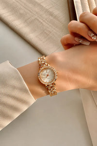 Rose Gold Crystal Ladies Watch