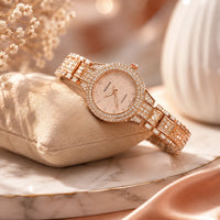Rose Gold Diamond Ladies Watch