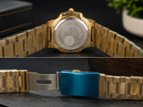 MOONSTON Gold Stainless Steel Men's Watch | Premium Quartz Analog Dress Watch