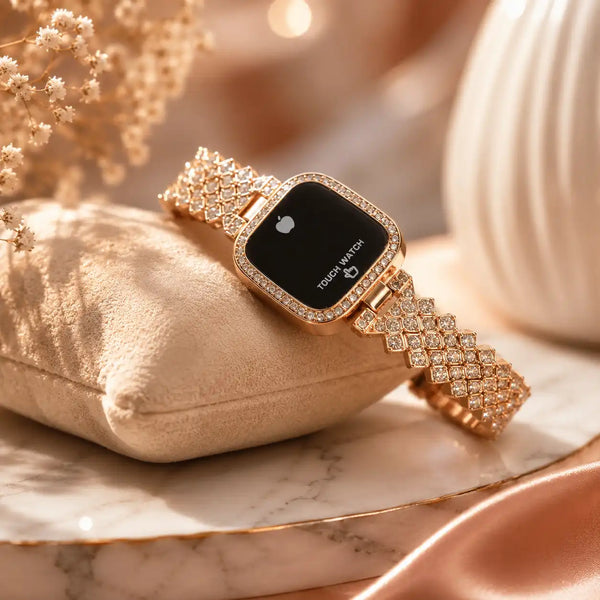 Crystal Touch Screen Bracelet Watch